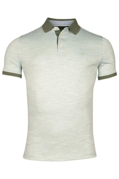 Baileys Poloshirt 2-tone Slub Pique 515220