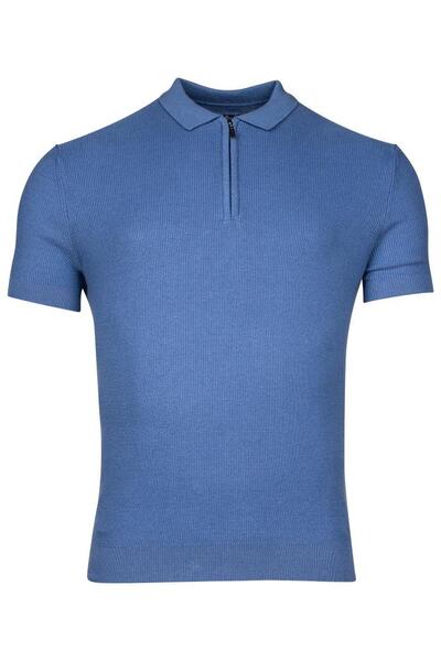 Baileys Polo Knitted Zip up - SS  all  515716