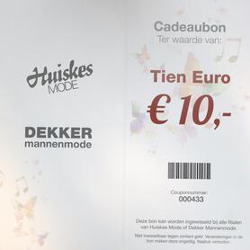 Cadeaubonnen Cadeaubon € 10,=