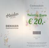 Cadeaubonnen Cadeaubon € 20,=