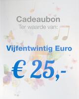 Cadeaubonnen Cadeaubon € 25,=